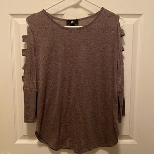 IZ Byer long sleeve shirt with cutouts